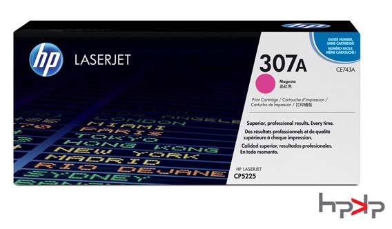 HP 307A 빨강 토너