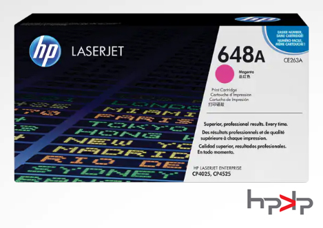 HP 648A 마젠타토너