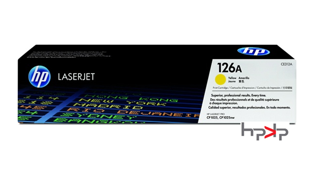 HP 126A 노랑 토너