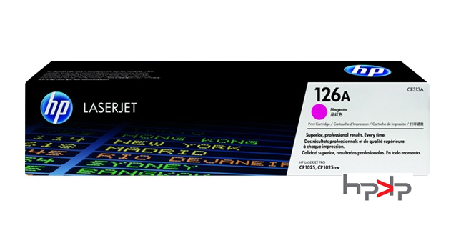 HP 126A 마젠타 토너