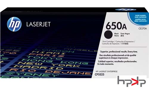 HP 650A 검정 토너