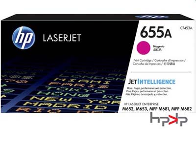 HP 655A 빨강 토너