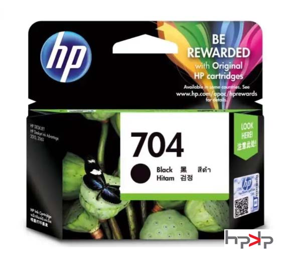 HP 704 잉크 / 검정