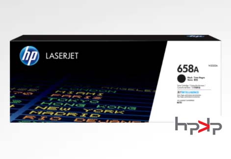 HP 658A 검정 토너