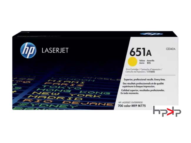HP 651A 노랑 토너