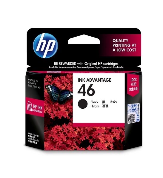 HP 46 검정 잉크