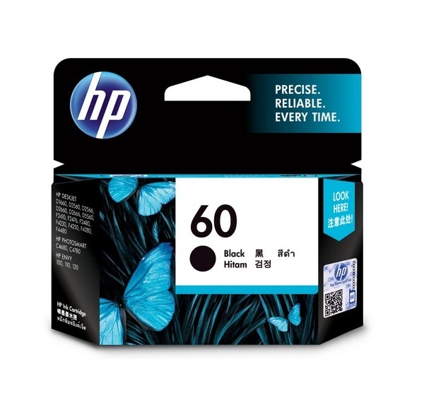 HP 60 검정 잉크