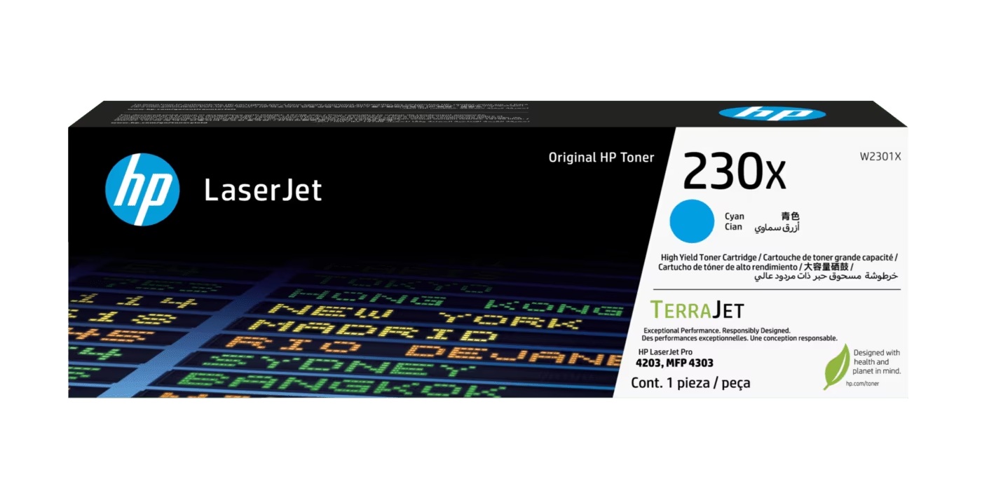 HP 230X 파랑 토너