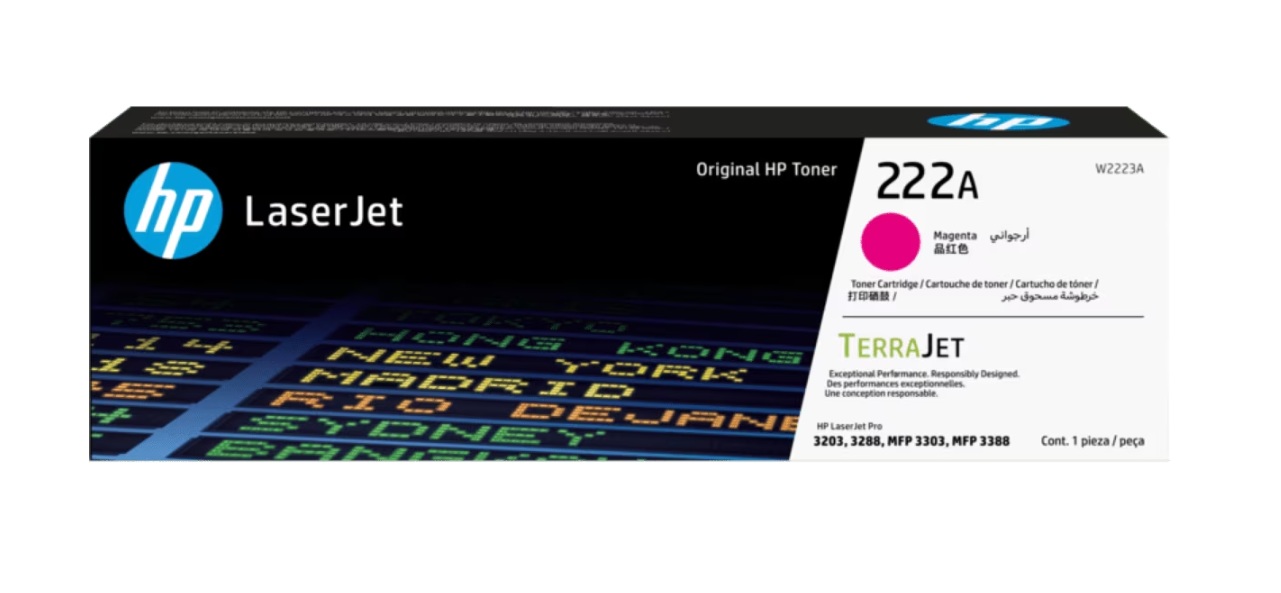 HP 222A 빨강 토너