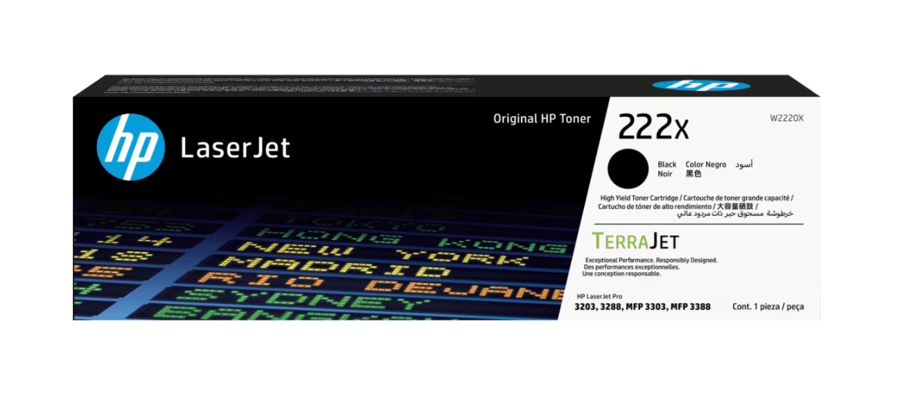 HP 222X 검정 토너