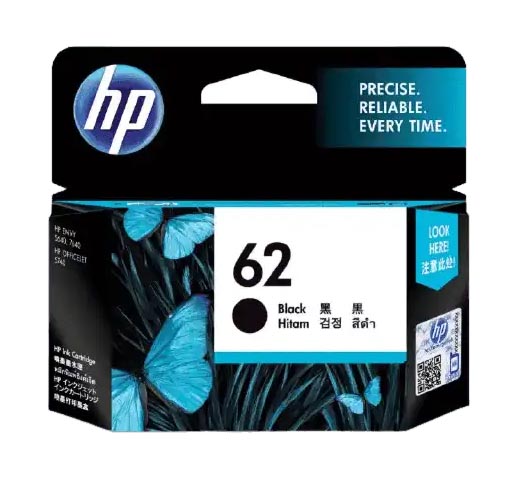 HP 62 검정 잉크